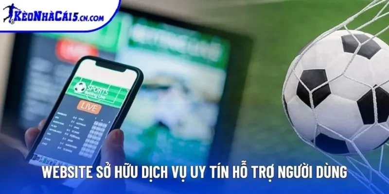 Website sở hữu dịch vụ uy tín hỗ trợ người dùng